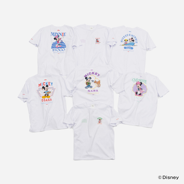 ディズニーTシャツコレクション「【DISNEY】MY HOME TOWN COLLECTION 47PREF」（C）Disney