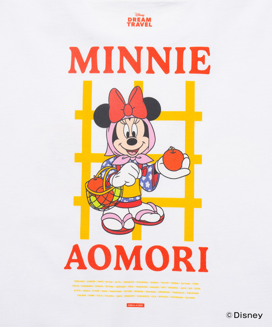 ディズニーTシャツコレクション「【DISNEY】MY HOME TOWN COLLECTION 47PREF」青森県（C）Disney