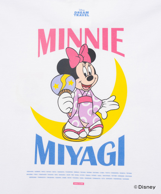 ディズニーTシャツコレクション「【DISNEY】MY HOME TOWN COLLECTION 47PREF」宮城県（C）Disney