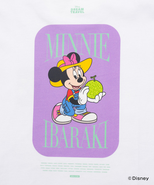 ディズニーTシャツコレクション「【DISNEY】MY HOME TOWN COLLECTION 47PREF」茨城県（C）Disney