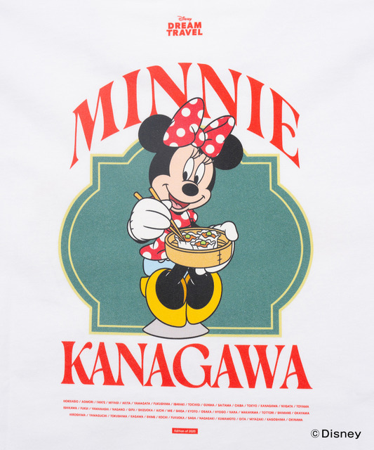 ディズニーTシャツコレクション「【DISNEY】MY HOME TOWN COLLECTION 47PREF」神奈川県（C）Disney