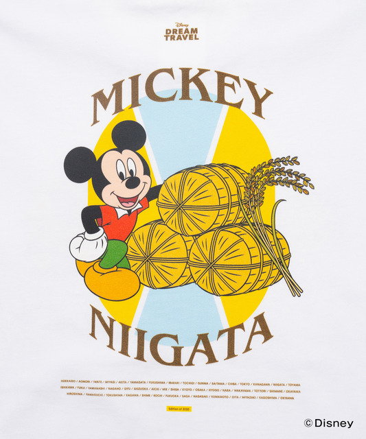 ディズニーTシャツコレクション「【DISNEY】MY HOME TOWN COLLECTION 47PREF」新潟県（C）Disney