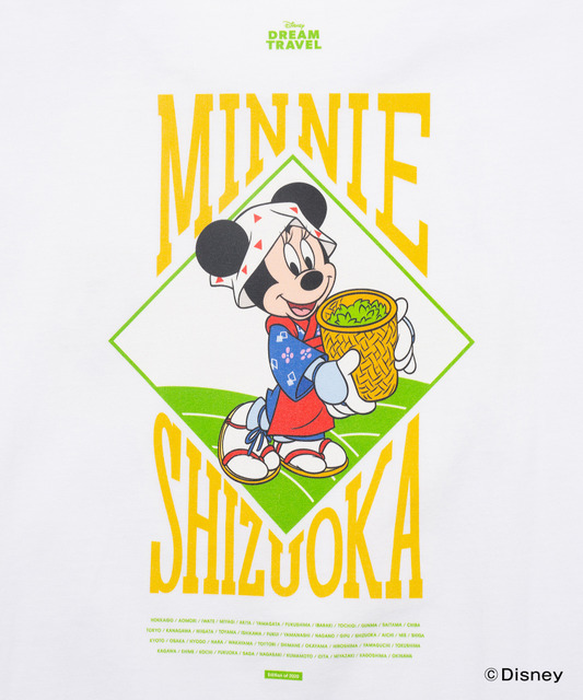 ディズニーTシャツコレクション「【DISNEY】MY HOME TOWN COLLECTION 47PREF」静岡県（C）Disney