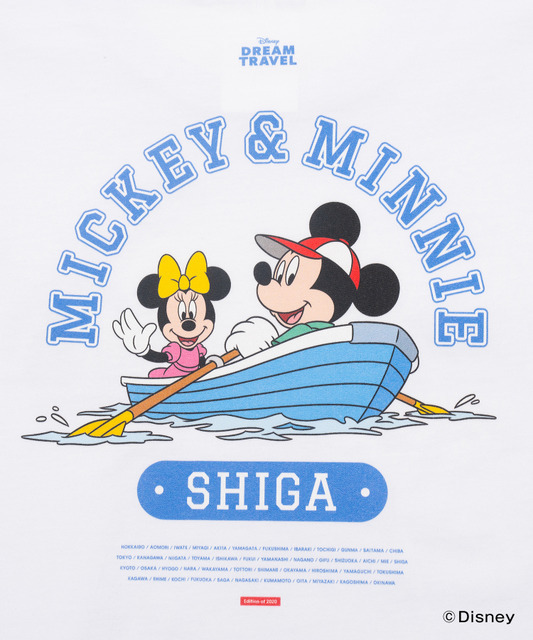 ディズニーTシャツコレクション「【DISNEY】MY HOME TOWN COLLECTION 47PREF」滋賀県（C）Disney