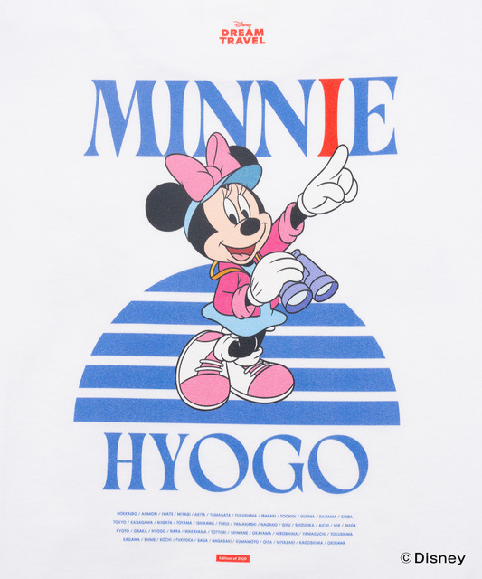 ディズニーTシャツコレクション「【DISNEY】MY HOME TOWN COLLECTION 47PREF」兵庫県（C）Disney