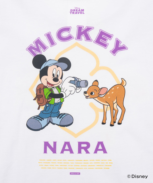 ディズニーTシャツコレクション「【DISNEY】MY HOME TOWN COLLECTION 47PREF」奈良県（C）Disney