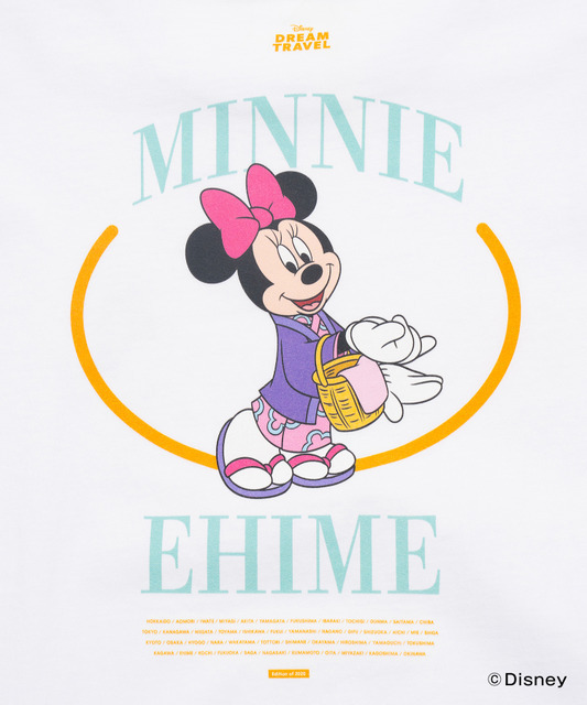 ディズニーTシャツコレクション「【DISNEY】MY HOME TOWN COLLECTION 47PREF」愛媛県（C）Disney