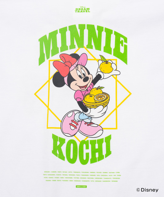 ディズニーTシャツコレクション「【DISNEY】MY HOME TOWN COLLECTION 47PREF」高知県（C）Disney