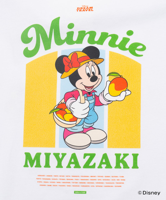 ディズニーTシャツコレクション「【DISNEY】MY HOME TOWN COLLECTION 47PREF」宮崎県（C）Disney