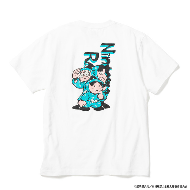 『劇場版 忍たま乱太郎 ドクタケ忍者隊最強の軍師』×「マンガート ビームス」Tシャツ-一年は組と土井先生-　バック