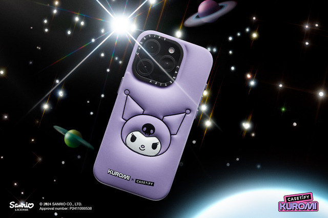 サンリオキャラクターズ『クロミ | CASETiFY』コレクションより「Kuromi Puffy Phone Case（クロミ ピロー スマホケース）」（C）2024 SANRIO CO., LTD.