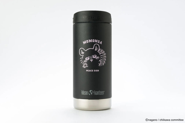 Klean Kanteen ちいかわ インスレートボトル TKWide 12oz（355ml）w/カフェキャップ [モモンガ]（C）nagano / chiikawa committee