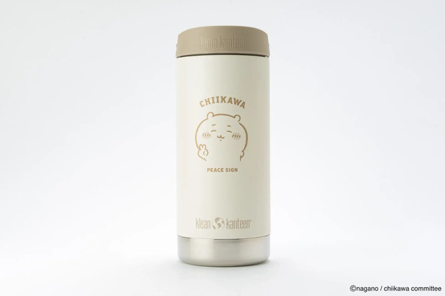 Klean Kanteen ちいかわ インスレートボトル TKWide 12oz（355ml）w/カフェキャップ [ちいかわ]（C）nagano / chiikawa committee