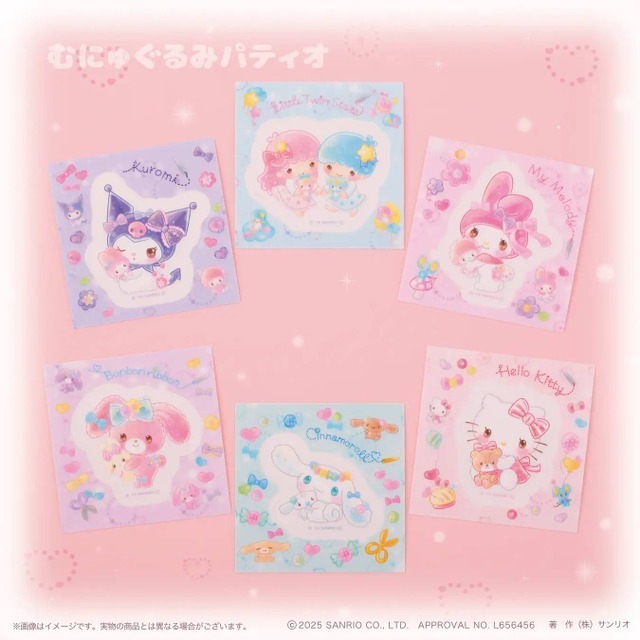 「きらきらドールシリーズ」クリアステッカー／385円（税込）（C）2025 SANRIO CO., LTD. APPROVAL NO.L656456