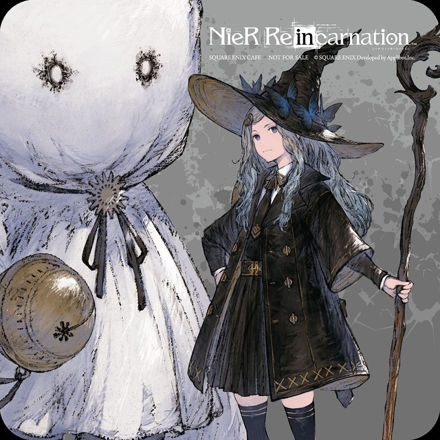 「NieR」シリーズコラボカフェ 特典コースター（C）SQUARE ENIX