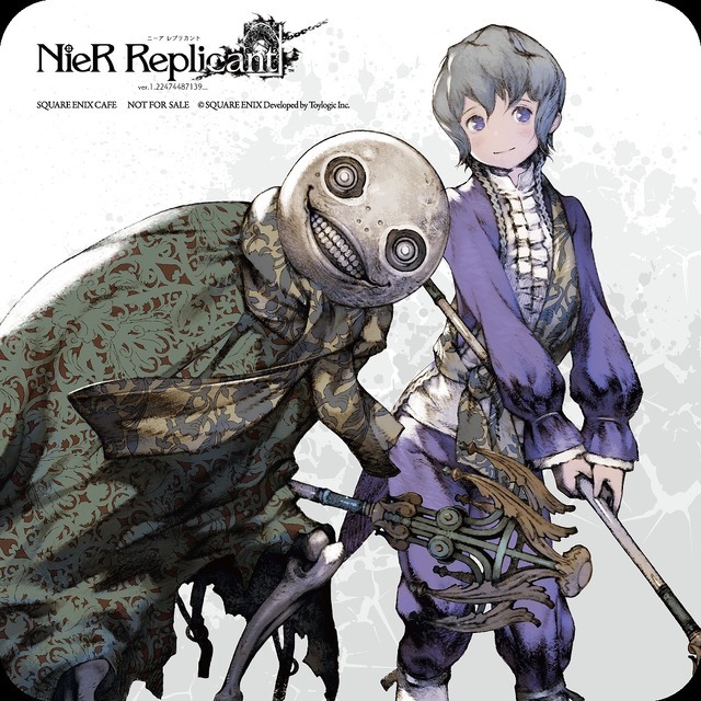 「NieR」シリーズコラボカフェ 特典コースター（C）SQUARE ENIX