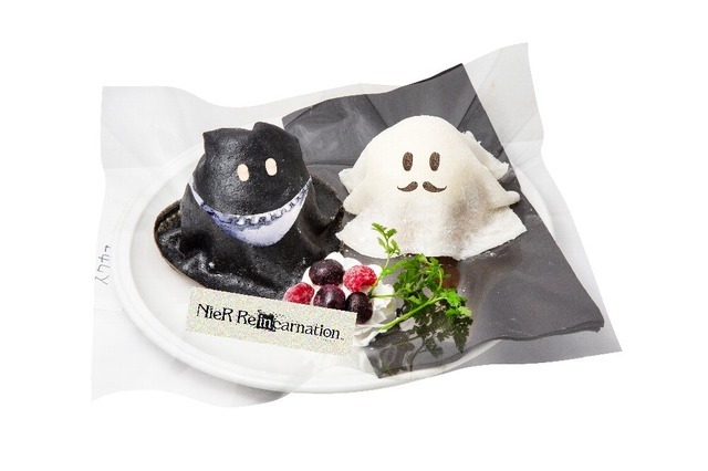 「NieR」シリーズ SQAURE ENIX CAFE コラボ「あなたを見守るパパとママのスイーツセット」（C）SQUARE ENIX