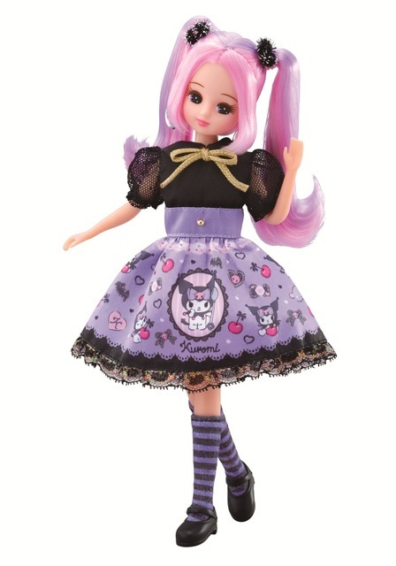 「クールなクロミ リカちゃん DX ワンピース＆ナイトウェアセット」