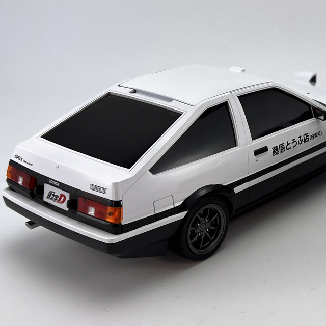 「ウェットティッシュケース トヨタ AE86 スプリンタートレノ『頭文字D』藤原とうふ店(自家用)仕様」