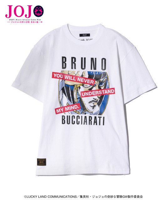 『ジョジョの奇妙な冒険 黄金の風』Bruno Bucciarati T-shirts II