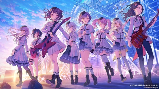 ガルパ8周年キービジュアル