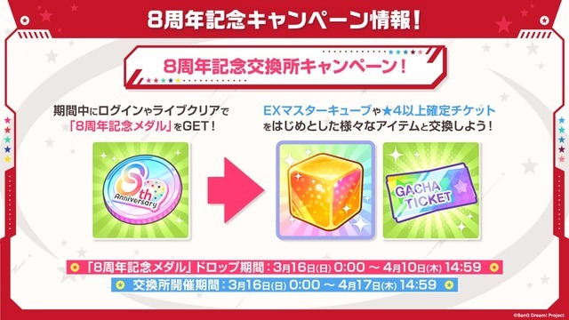 8周年記念アイテム交換所キャンペーン！