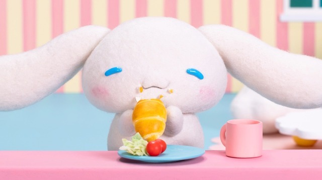 ストップモーションアニメ「Let’s Roll, Cinnamoroll!」場面カット