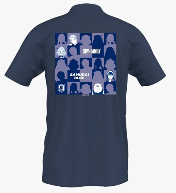 TVアニメ『SPY×FAMILY』日本サッカー協会「Tシャツ（アディダス製）」各6,980円（税込）（C）遠藤達哉／集英社・SPY×FAMILY製作委員会（C）Japan Football Association