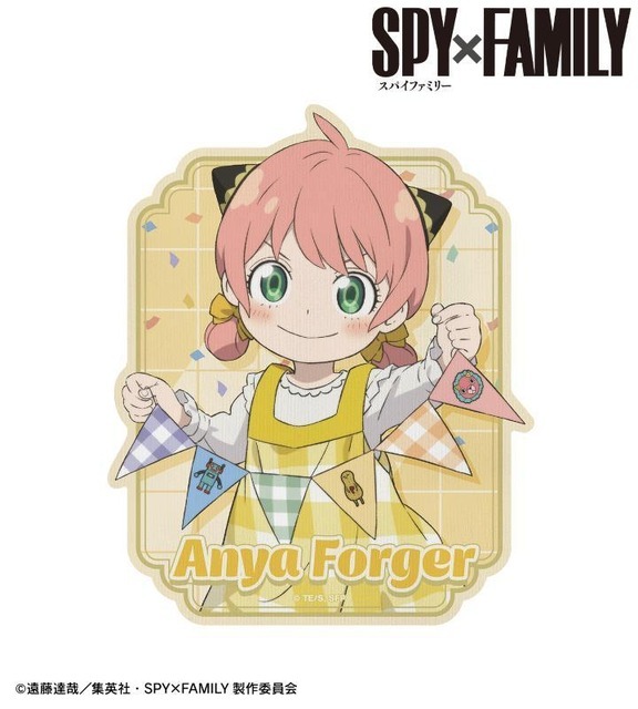 TVアニメ『SPY×FAMILY』「描き下ろし アーニャ・フォージャー ホリデーパーティーver. ダイカットマウスパッド ver.A」（C）遠藤達哉／集英社・SPY×FAMILY製作委員会