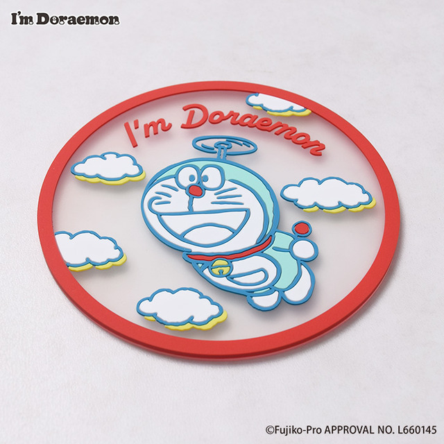I'm Doraemonシリーズ「クリアラバーコースター」（C）Fujiko-Pro APPROVAL NO.L647435