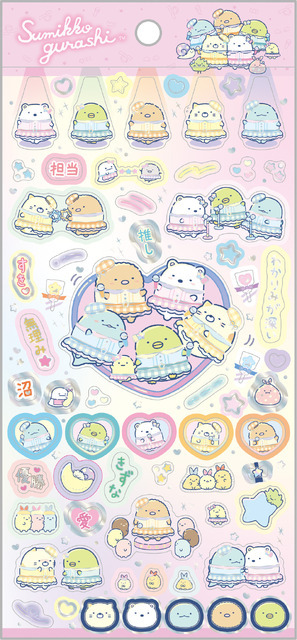 サンエックス「すみっコぐらし シール（夢みるしっぽず・B）」（C）2025 SAN-X CO., LTD. ALL RIGHTS RESERVED.