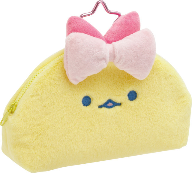 サンエックス「すみっコぐらし 窓付ぬいぐるみペンポーチ（夢みるしっぽず・えびてんのしっぽ）」（C）2025 SAN-X CO., LTD. ALL RIGHTS RESERVED.