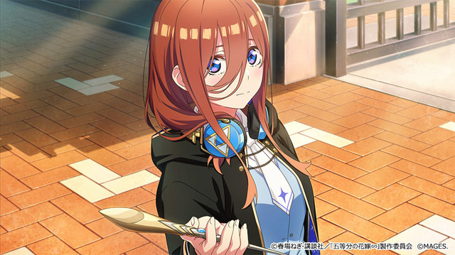 ゲーム『五等分のプリンセス ～幻想と深淵と魔法学院～』イベントCG（C）春場ねぎ・講談社／「五等分の花嫁∽」製作委員会（C）MAGES.