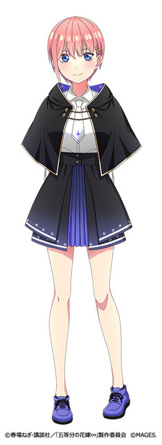 ゲーム『五等分のプリンセス ～幻想と深淵と魔法学院～』中野一花（C）春場ねぎ・講談社／「五等分の花嫁∽」製作委員会（C）MAGES.