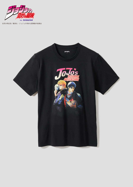 アニメ『ジョジョの奇妙な冒険』シリーズとグラニフがコラボ。「ファントムブラッド｜Tシャツ」（C）荒木飛呂彦／集英社・ジョジョの奇妙な冒険製作委員会