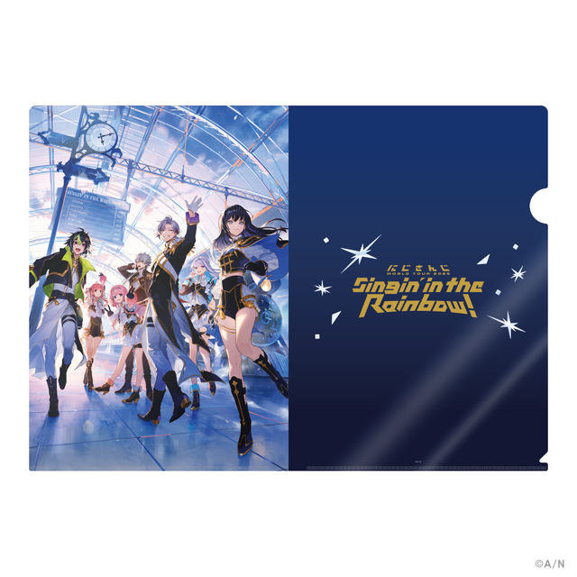 「にじさんじ WORLD TOUR 2025 Singin’ in the Rainbow！」クリアファイル