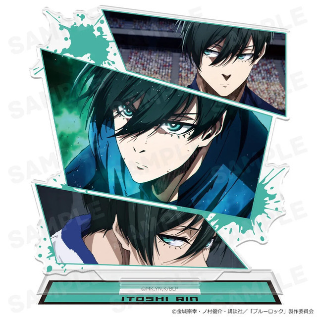 「アクリルキャラスタンド 場面写ver.」各1,320円（税込）（C）金城宗幸・ノ村優介・講談社／「ブルーロック」製作委員会