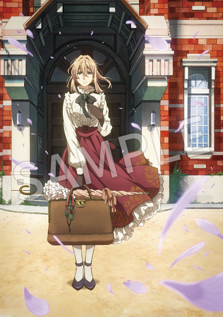 イベントビジュアル額装アート(C)暁佳奈・京都アニメーション／ヴァイオレット・エヴァーガーデン製作委員会