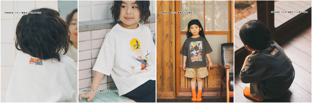 F.O.KIDS『NARUTO-ナルト- 疾風伝』コラボレーションTシャツ