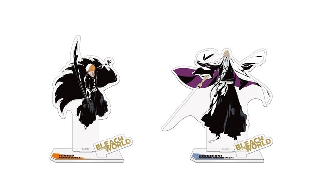 「BLEACH WORLD」が2025年6月より全国各地で開催。オリジナルグッズ「箔押しアクリルスタンド」（C）TITE KUBO/SHUEISHA（C）久保帯人／集英社・テレビ東京・ｄｅｎｔｓｕ・ぴえろ（C）Bandai Namco Amusement Inc.