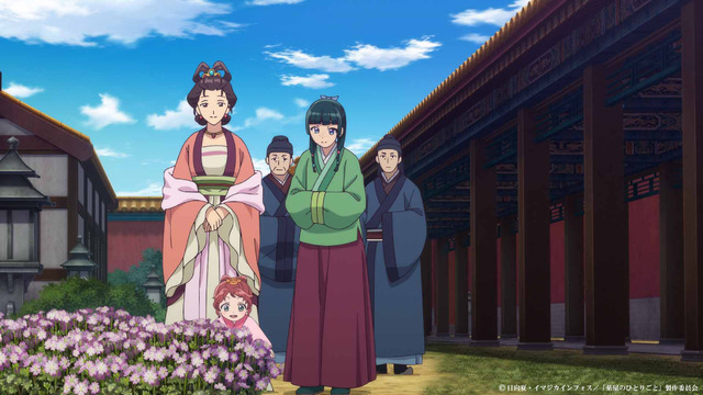 『薬屋のひとりごと』第25話「猫猫と毛毛」先行カット（C）日向夏・イマジカインフォス／「薬屋のひとりごと」製作委員会
