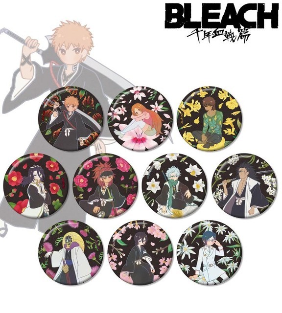 TVアニメ『BLEACH 千年血戦篇』「トレーディング Botania 缶バッジ」（C）久保帯人／集英社・テレビ東京・ｄｅｎｔｓｕ・ぴえろ