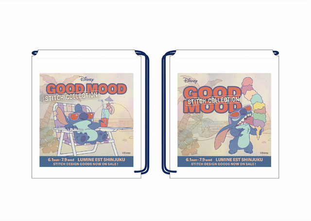 ルミネエスト新宿「GOOD MOOD ~STITCH COLLECTION~」を開催。限定ノベルティ（C）Disney