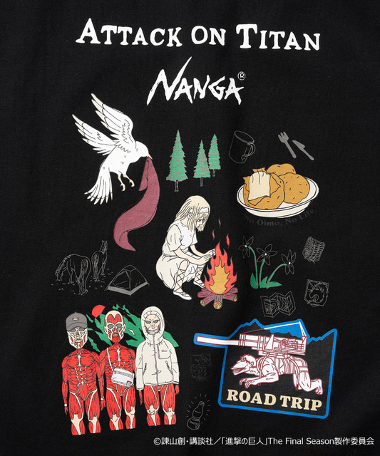 進撃の巨人 × NANGA TEE（2色展開）