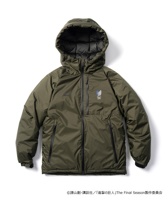 進撃の巨人 × NANGA AURORA DOWN JACKET（LEVI）（2色展開）