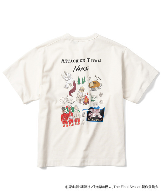 進撃の巨人 × NANGA TEE（2色展開）
