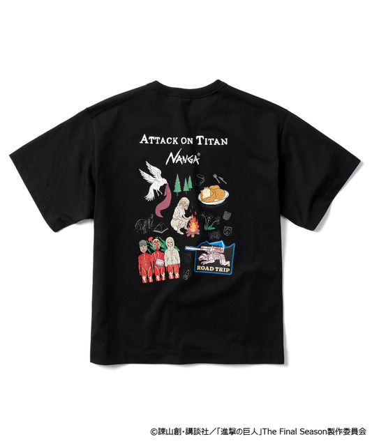 進撃の巨人 × NANGA TEE（2色展開）