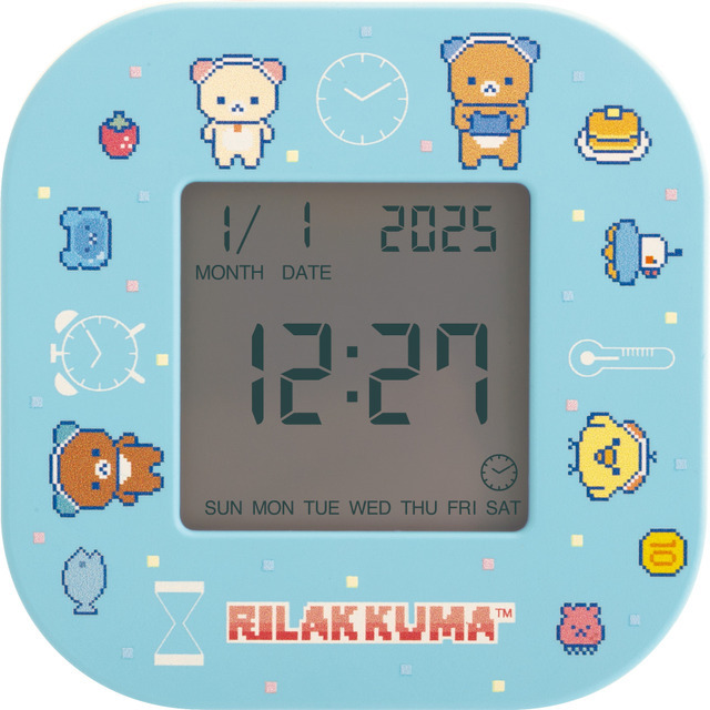 「ゲーミングリラックマ アラームクロック」（C）2025 SAN-X CO., LTD. ALL RIGHTS RESERVED.