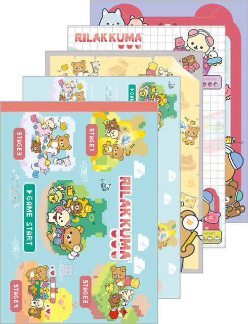 「ゲーミングリラックマ メモパッド」（C）2025 SAN-X CO., LTD. ALL RIGHTS RESERVED.