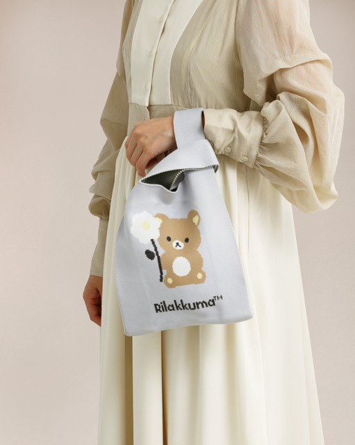 「ニットバッグ リラックマ」（C）2025 SAN-X CO., LTD. ALL RIGHTS RESERVED.